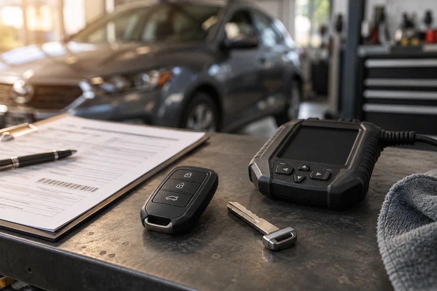 car key vin number replacement